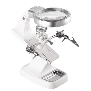 LED Lights Helping Hands Magnifying Glass