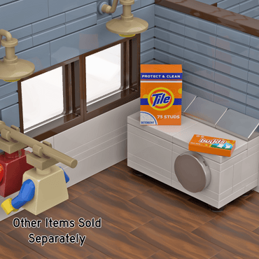 "Tile" Laundry Detergent - Minifig Accessory - Custom Printed - Made Using LEGO® Parts