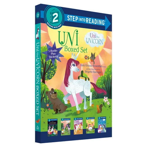 Uni the Unicorn Step Into Reading Boxed Set: Uni Brings Spring; Uni's First Sleepover; Uni Goes to School; Uni Bakes a Cake; Uni and the Perfect Prese - Paperback