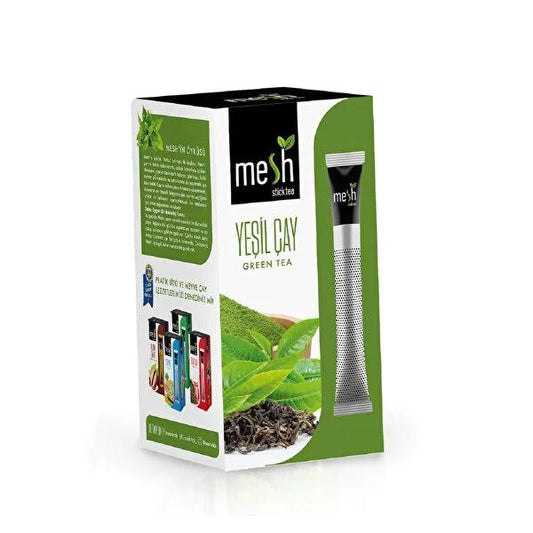 Mesh Stick Green Tea by Unknown Brand - 16 Tea Bags - Natural & Flavorful Experience
