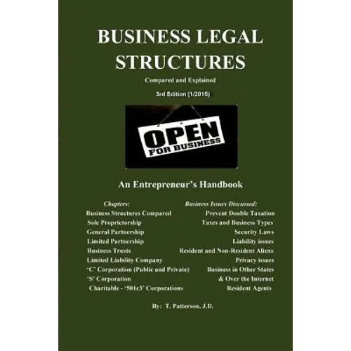 Business Legal Structures: An Entrepreneur's Handbook - Paperback
