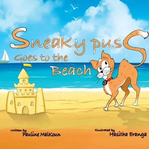 Sneaky Puss Goes to the Beach - Paperback