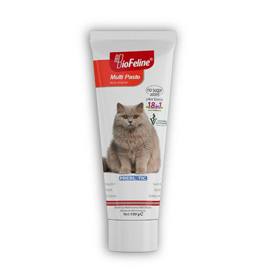 Biofeline Cat Multivitamin Supplement Paste - Boosts Immunity & Coat Health - 100g