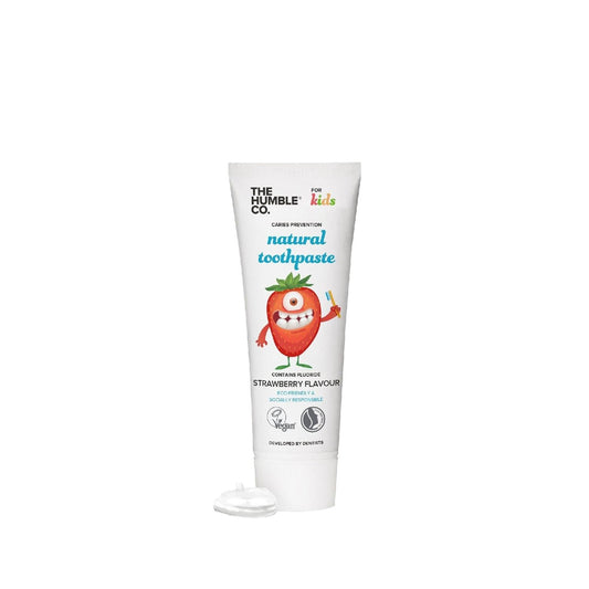 The Humble Co Natural Toothpaste Strawberry Flavor 75ml - Chemical-Free Oral Care