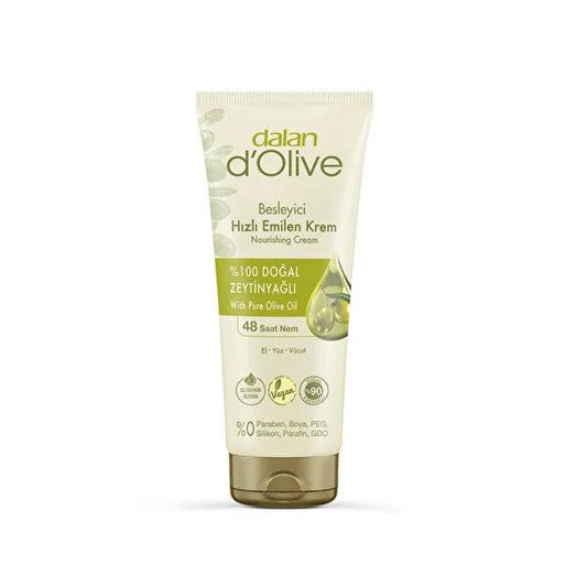 Dalan D'olive Moisturizing Cream - 24 Hour Hydration with Natural Olive Oil & Glycerin for Normal & Dry Skin