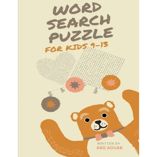 Word Search Puzzle For Kids 9-13 - Paperback