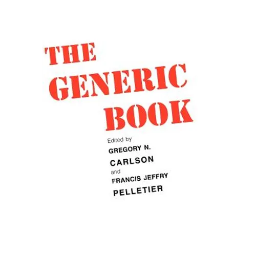 The Generic Book: The Semantics of Generics - Paperback
