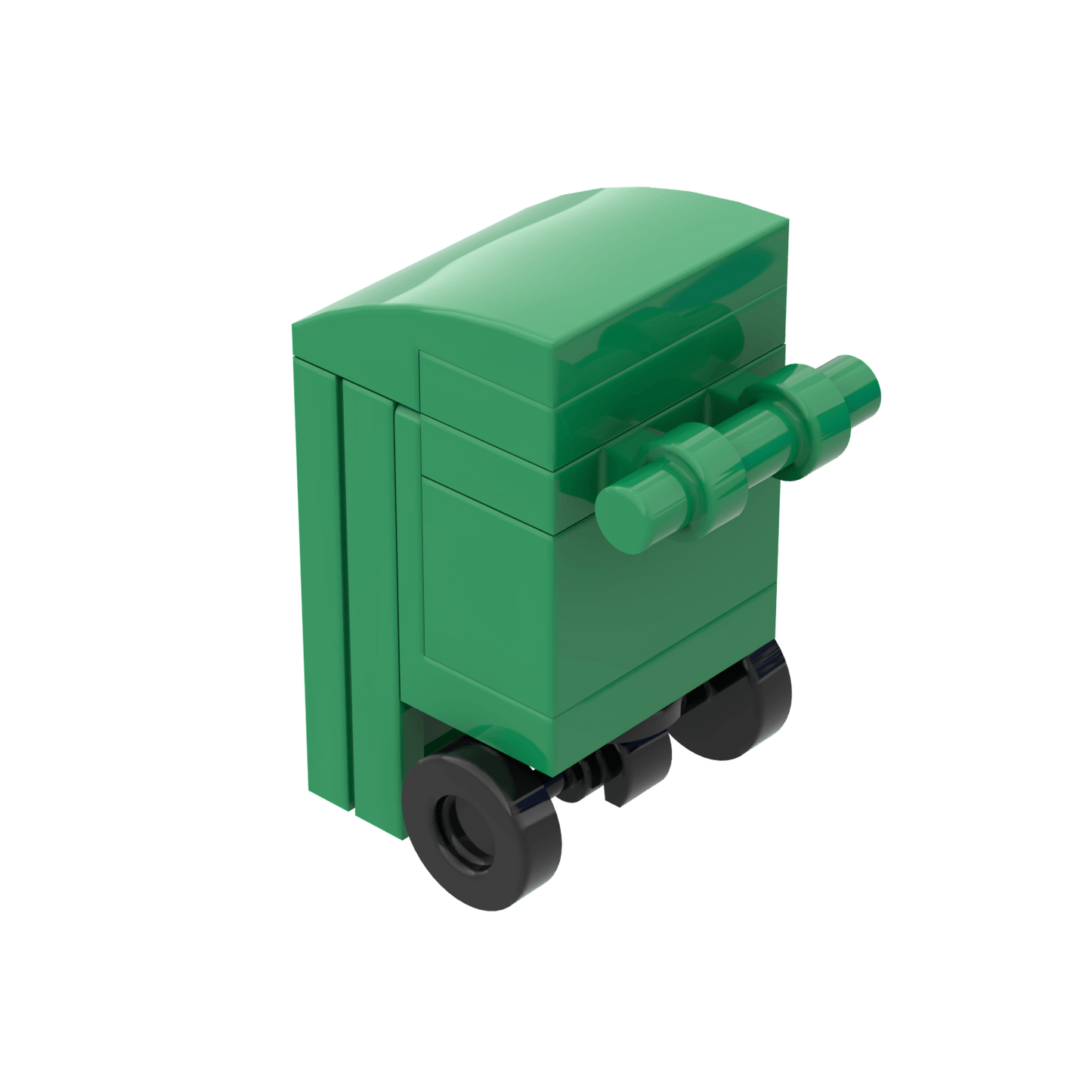 Yard Waste Bin - Mini Building Set - Custom Printed - Made Using LEGO® Parts