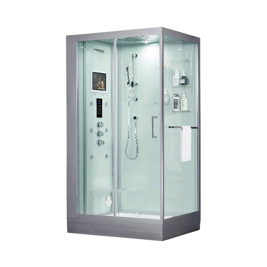 Maya Bath Platinum Lucca Steam Shower With LCD Touchscreen Controls (SAK27483)