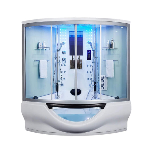 Maya Bath Platinum Superior Steam Shower With Foot Massager (SAK57392)