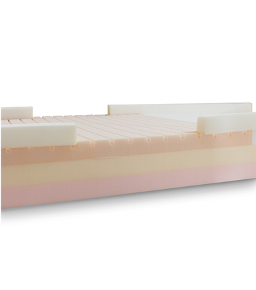 PROEX 3 Pressure Redistribution Foam Hospital Mattress with 2″ Raised Perimeter 80″ x 36″ x 6″ by MedaCure