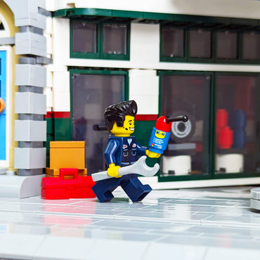 WL-40 Can - Fix Those Squeaky Studs - Minifig Scale - Custom Printed - Made Using LEGO® Parts