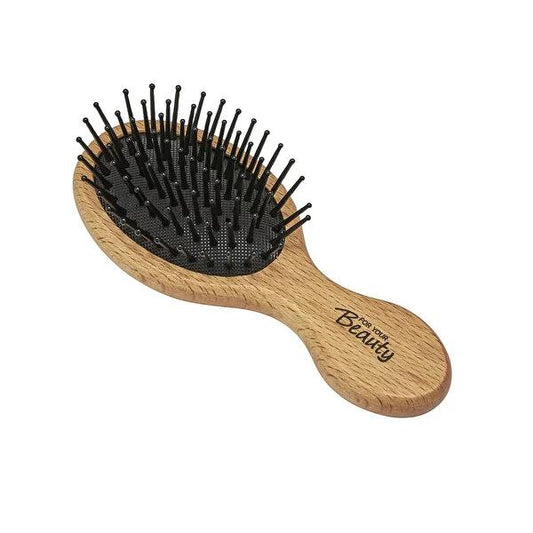 For Your Beauty Mini Wooden Hair Comb - Static-Free Detangling, Travel & Pocket Size - Compact & Scalp Friendly