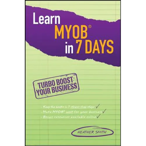 Learn Myob in 7 Days - Paperback