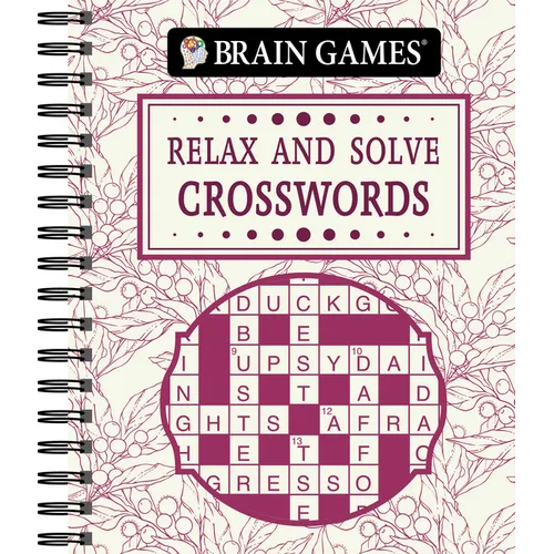 Brain Games - Relax and Solve: Crosswords (Toile) - Spiral