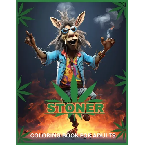 Stoner - Coloring Book for Adults: Funny Animals, Cartoon Characters, Humour for Adults - Paperback