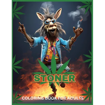 Stoner - Coloring Book for Adults: Funny Animals, Cartoon Characters, Humour for Adults - Paperback