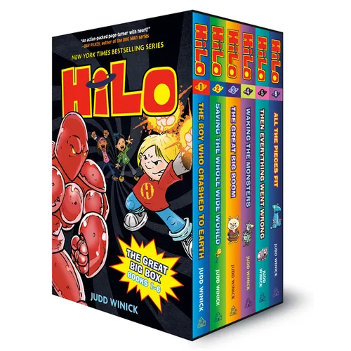 Hilo: The Great Big Box (Books 1-6): (A Graphic Novel Boxed Set) - Hardcover