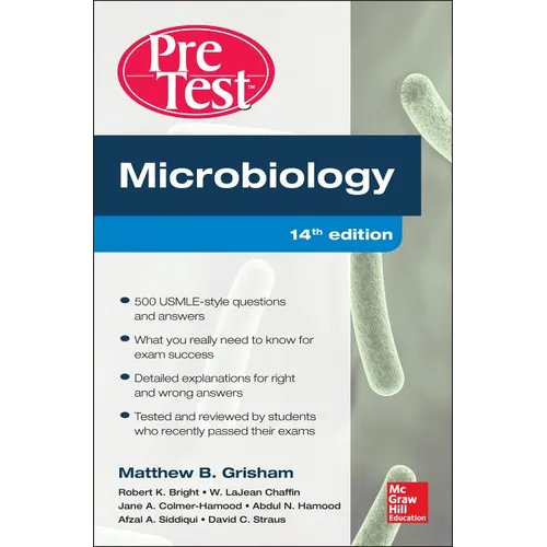 Microbiology Pretest Self-Assessment and Review 14/E - Paperback