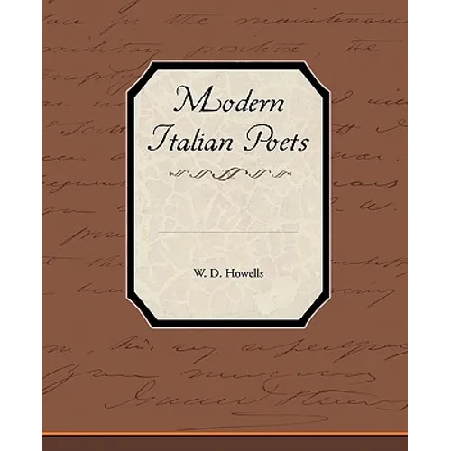 Modern Italian Poets - Paperback