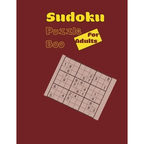 Sudoku Puzzle Boo for Adults: Sudoku Book for Adults, 101 pages with solutions, great gift, - Paperback