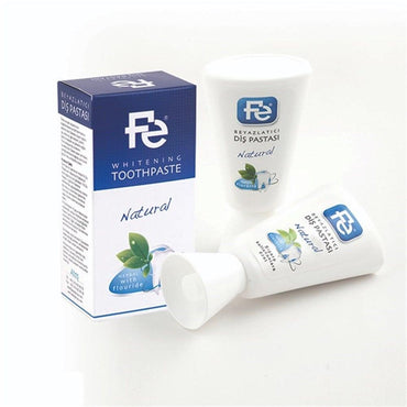Fe Natural Toothpaste for Sensitive Teeth - 90g, Fluoride, Whitening & Tartar Control