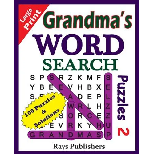 Grandma's Word Search Puzzles 2 - Paperback