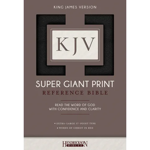 KJV Super Giant Print Bible - Imitation Leather