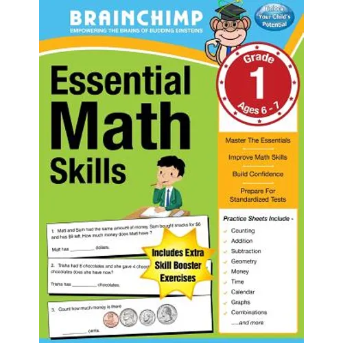 Essential Math Skills: 1st Grade Workbook For Ages 6-7 - Paperback
