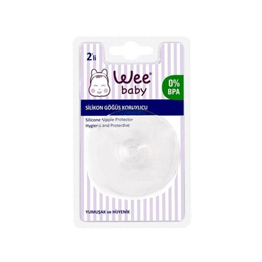 Wee Baby Silicone Breast Shields for Breastfeeding Mothers - Comfort & Protection for Sensitive Nipples