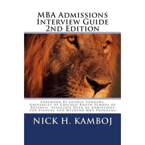 MBA Admissions Interview Guide - Paperback