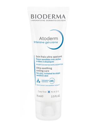 Bioderma Atoderm Intensive Gel Creme - 75ml Moisturizing Cream for Dry & Sensitive Skin
