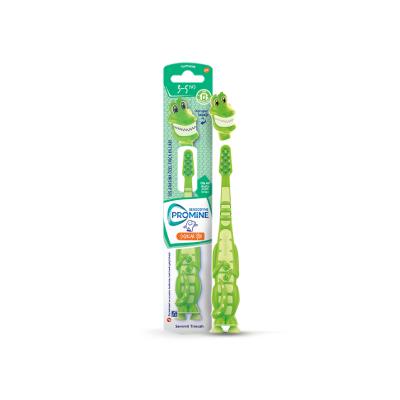 Sensodyne Promine Children's Toothbrush - Soft Bristled, Fun Crocodile Design for Kids Aged 3-5 Years