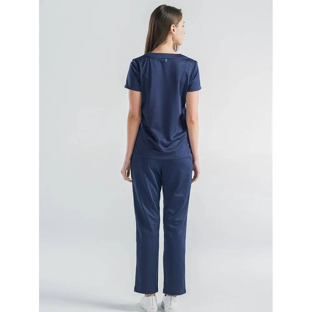Navy Blue Beauty Salon Workwear Set