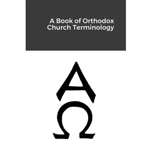 A Book of Orthodox Church Terminology - Paperback