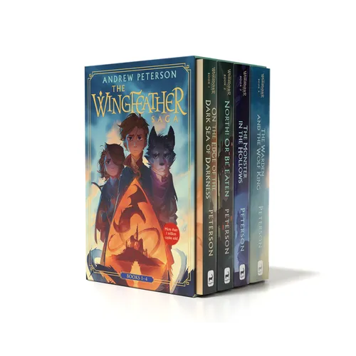 Wingfeather Saga Boxed Set: On the Edge of the Dark Sea of Darkness; North! or Be Eaten; The Monster in the Hollows; The Warden and the Wolf King - Paperback
