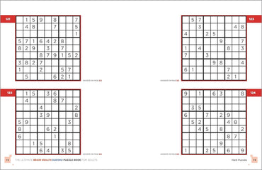 The Ultimate Brain Health Sudoku Puzzle Book for Adults