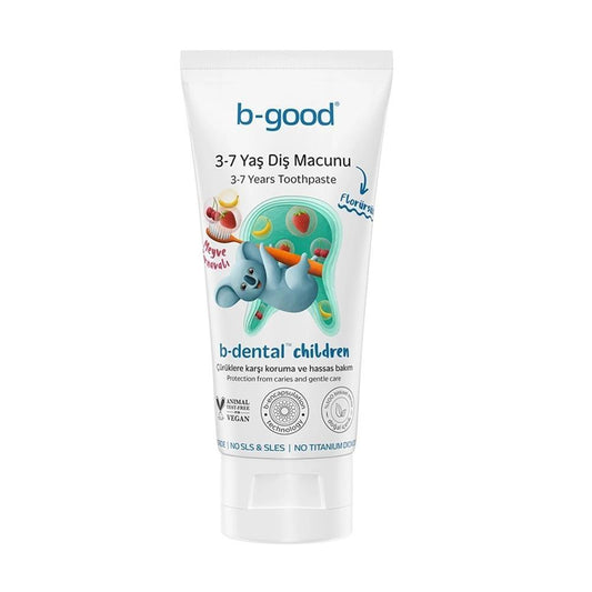 b-good Children's Toothpaste, Fluoride-Free, Natural & Vegan, Fruit Flavor - 1.69 fl oz
