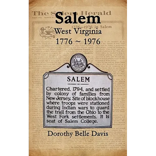 Salem West Virginia 1776 1976 - Hardcover