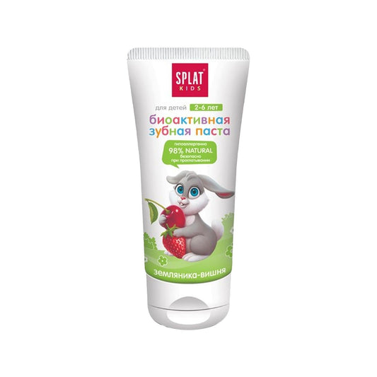 Splat Children's Strawberry & Cherry Toothpaste for Kids Aged 2-6 Years - 50ml