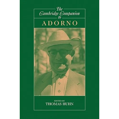 The Cambridge Companion to Adorno - Paperback