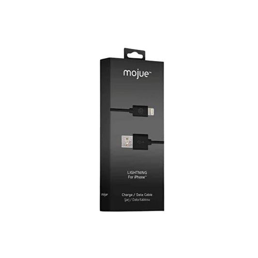 Mojue Lightning Cable: Fast Charge & Data Sync for iPhone/iPad - Durable 100cm Black USB-A to Lightning Cord