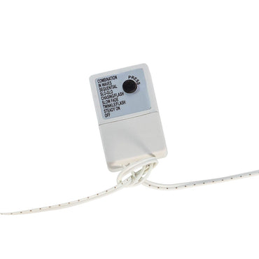 3000-Light Warm White LED White Wire Cluster Garland
