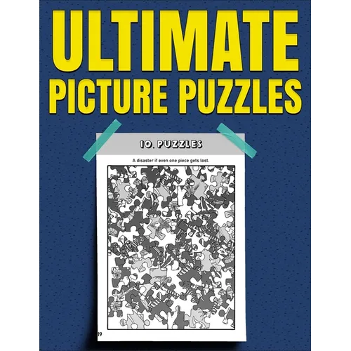 Ultimate Picture Puzzles: Spot the Difference Book for Adults - Paperback