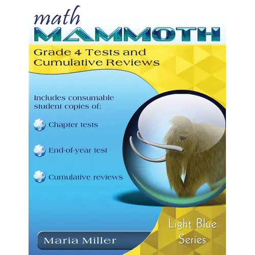 Math Mammoth Grade 4 Tests and Cumulative Reviews - Paperback