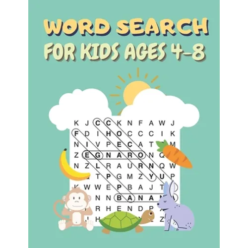 Word Search For Kids Ages 4-8: 100 Word Search and Find Puzzles to Keep Your Child Entertained - Paperback