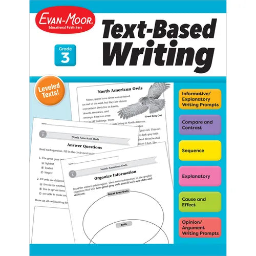 Text-Based Writing, Grade 3 Teacher Resource - Paperback