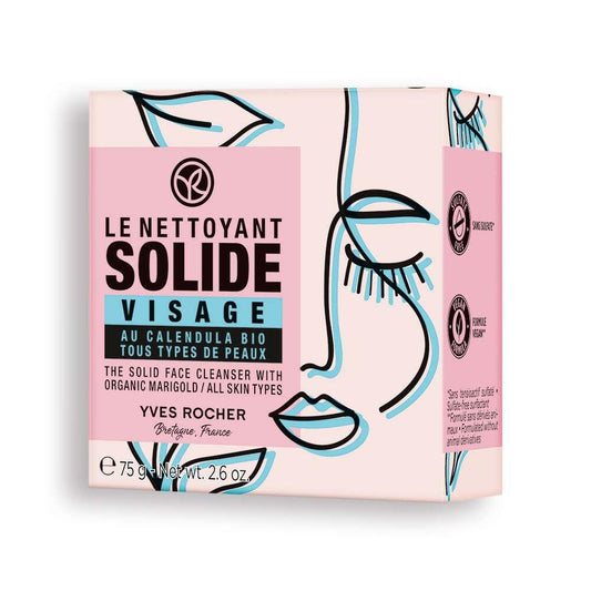 The Body Shop Solid Face Cleanser - Gentle, Natural Skincare with Organic Calendula
