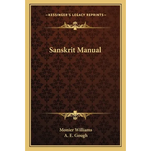 Sanskrit Manual - Paperback