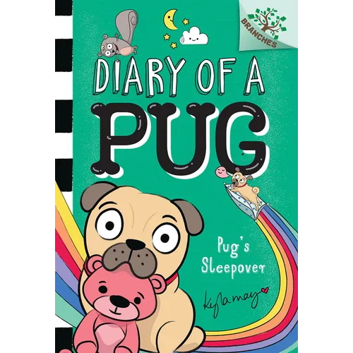Pug's Sleepover: A Branches Book (Diary of a Pug #6) - Hardcover
